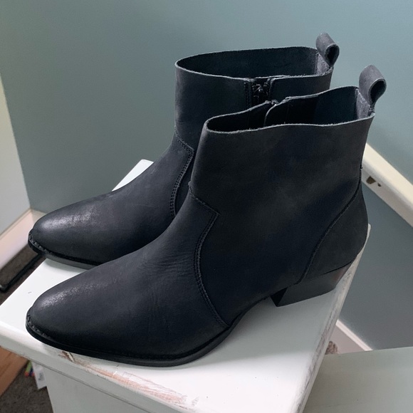 SPLENDID Crawford Western Black Bootie Size 8.5  Anthro - Picture 7 of 11